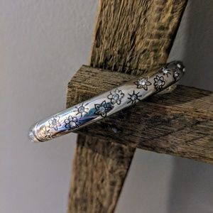 Brighton Crystal Flower Bangle